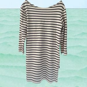 Petit Bateau French Stripe Ponte Short Dress | Dripping in Adorableness